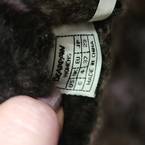 BearPaw meadow dark brown boots size 6 - Picture 6 of 6